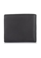 Men's leather wallet with stitching PORMS-0523-99(W23)-03