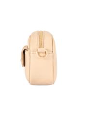 Small beige women's handbag TOREC-1174-1B(W26), side product view on white background.