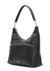 Black purse handbag TOREC-0886A-99(Z25), diagonal product view on white background.