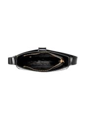Glossy messenger bag TOREC-1109-97(Z25), product view inside on white background.