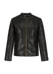 Men's classic leather jacket KURMS-0297-5427(KS)-04