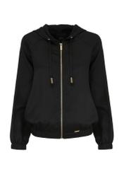 Black women's hoodie BLZDT-0099-99(W24)-05