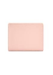 Small pink women's wallet POREC-0415-5B(W26), product view from the back on a white background.