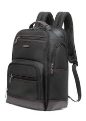 Black spacious men's backpack TORMN-0378-98(Z25), diagonal product view on a white background.