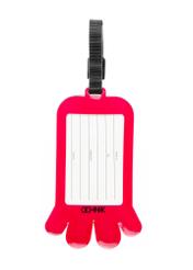 Luggage tag AW-012-0004-5E(W26), product back view on white background.