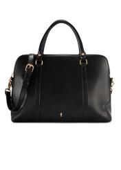 Black women's laptop bag TOREC-1130-99(W26), front product view on white background.