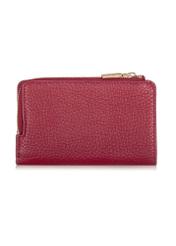 Women's pink leather wallet PORES-0904-34(W24)-03