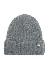 Women's winter hat in gray CZADT-0205-95(Z25), front product view on a white background.