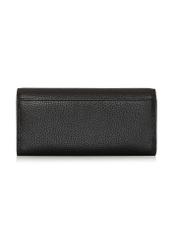 Large black leather women's wallet PORES-0893E-99(Z24)-03