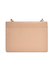 Beige women's handbag with monogram TOREC-1155-1A (W26)