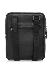 Black leather city bag TORMS-0445-99(W25)