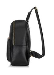 Small black women's backpack TOREC-0996-99(Z24)-03