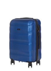 Set of 19'/24'/28' wheeled suitcases WALPC-0012-7C(W26), diagonal product view on white background.