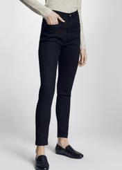 Czarne spodnie skinny damskie SPODT-0046-99(Z21)-01