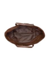 Reversible women's handbag with monogram TOREN-0359-1B(Z26), interior view on a white background.