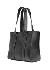Black women's shopper handbag TOREC-1133-99(W26), diagonal product view on a white background.