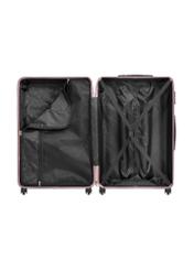 Large suitcase on wheels WALAB-0081-5X-28(W26), product view inside on white background.