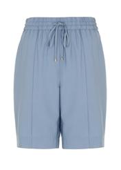 Light blue women's shorts SZODT-0003-62(W22)-02