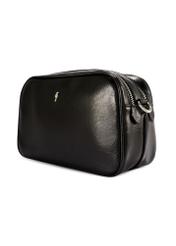 Medium black women's handbag TOREC-1121-9F(W26), diagonal product view on a white background.