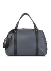 Men's graphite leather travel bag TORMS-0407-95(Z23)-01