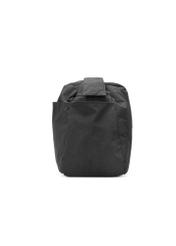 Black nylon bucket bag TOREN-0337-99(W26), side view of the product on a white background.