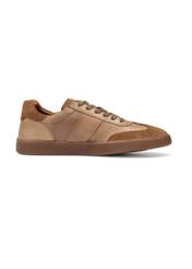 Men's leather sports shoes BUTYM-0487-1B(W26), side view of the product on a white background.
