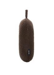 Soft brown headrest AW-014-0003-1H(W26), side view of the product on a white background.