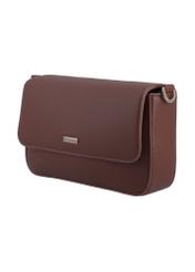 Light brown women's shoulder bag TOREC-1255-1G(Z26), diagonal product view on white background.