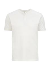 White polo shirt with stand-up collar POLMT-0061-11(W24)-04