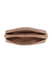 Classic beige women's handbag TOREC-1103-24(Z25), product view inside on white background.