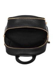 Black leather women's backpack PLCDS-0004-99(W25)