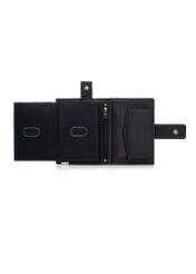 Large men's leather wallet PORMS-0143B-99(Z25), product view inside on white background.