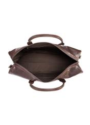 Brown leather travel bag TORMS-0464-89(Z25)
