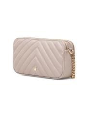 Small cream women's handbag TOREC-1051-12(Z25), diagonal product view on white background.