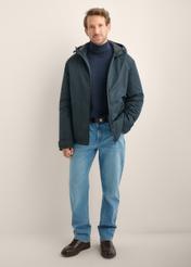 Men's navy blue transitional jacket KURMT-0436-7E(Z26)