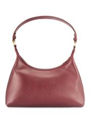 Burgundy women's handbag TOREC-1082-49(Z25), product view from the back on a white background.