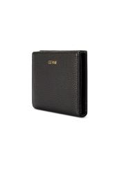 Small black women's wallet POREC-0415-99(W26), diagonal product view on white background.