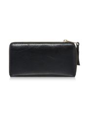 Large black leather women's wallet PORES-0813-99(Z24)-02