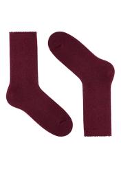 Set of women's Christmas socks ZESDT-0035-15(Z25), view of the second pair from the set on a white background.