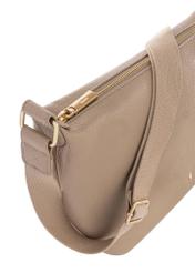 Women's leather handbag in beige TORES-0984-81(W24)-06