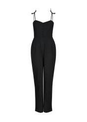 Black women's jumpsuit KOBDT-0011-99(W25)-05