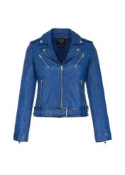 Women's Blue Leather Ramones KURDS-0349-1221(W22)-05