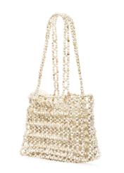Women's beaded handbag TOREC-1144-0C(W26) - product view slightly diagonal, on a white background.