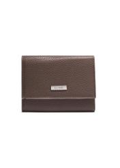 Dark beige women's wallet with cream interior POREC-0440-1K(Z26) - front product view, on white background.