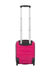 Cabin suitcase on wheels WALPC-0012-5E-16(W26), product back view on white background.