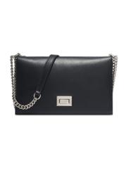 Black small women's handbag TOREC-1282-99(Z26). Front view on a white background.