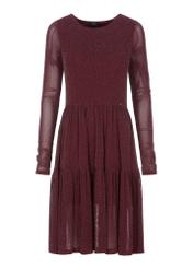 Maroon mini dress SUKDT-0177-49(Z23)-04