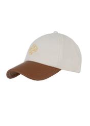 Beige baseball cap with monogram CZALT-0010-23(W24)-01