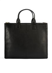 Women's leather handbag TORES-1145-99(Z25), product view from the back on a white background.