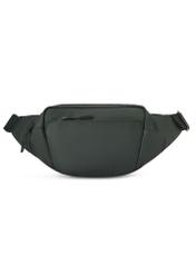 Men's black waist bag TORMN-0362-99(Z25) - front view of the product on a white background.